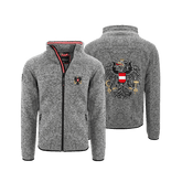 Dunkelgraue Kultjacke für Herren Österreich Adler