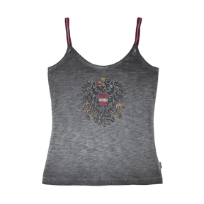 Dunkelgraues Österreich Tanktop Damen