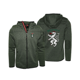 Dunkelgrüne Fleece Jacke für Herren Steiermark #Farbe_Dunkelgrün