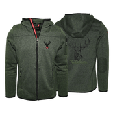 Österreich / Hirsch Kultjacke - Dunkelgrün