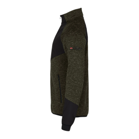 Hirsch Kultjacke Softshell-Fleece - Dunkelgrün