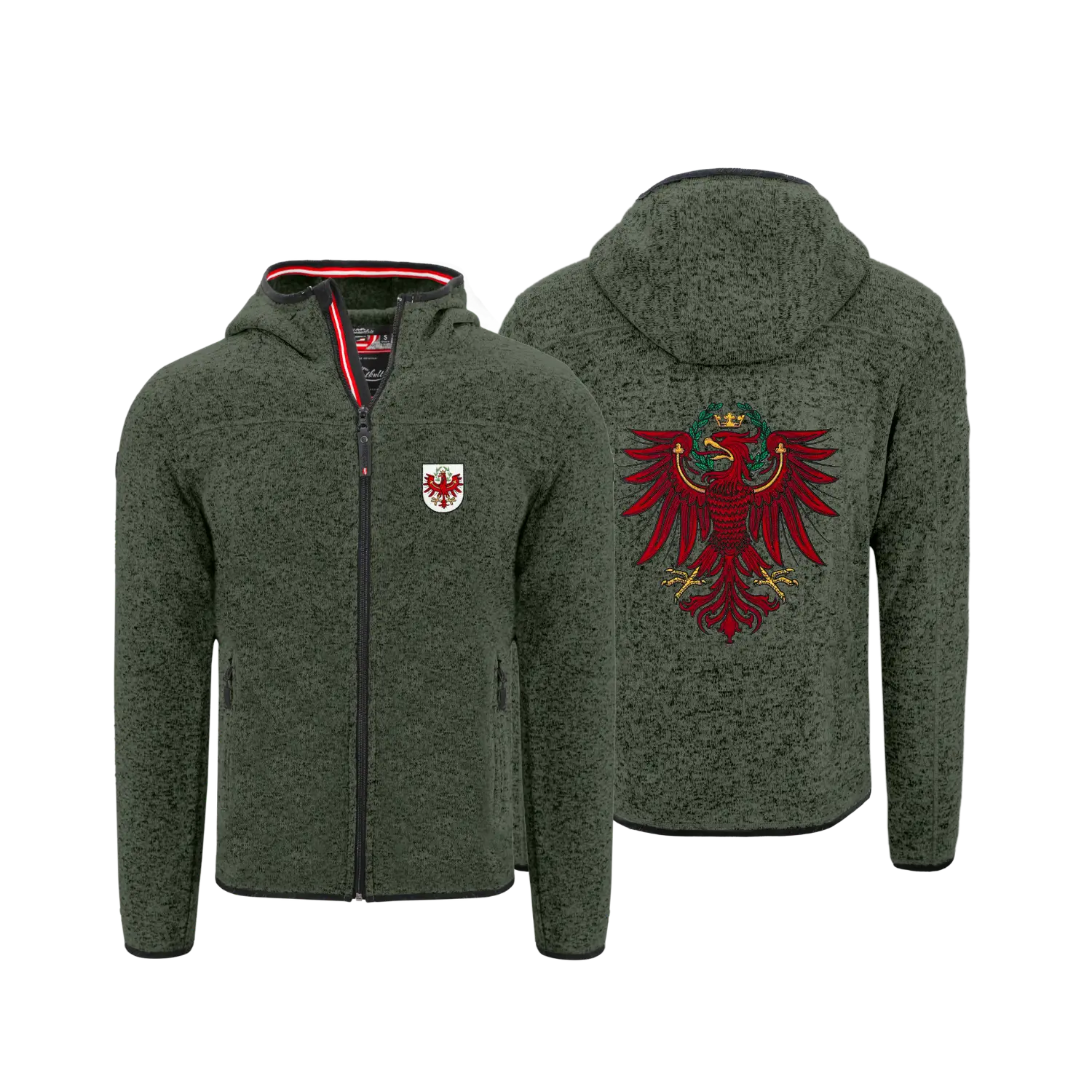 Tirol Kultjacke mit Kapuze - Das Original