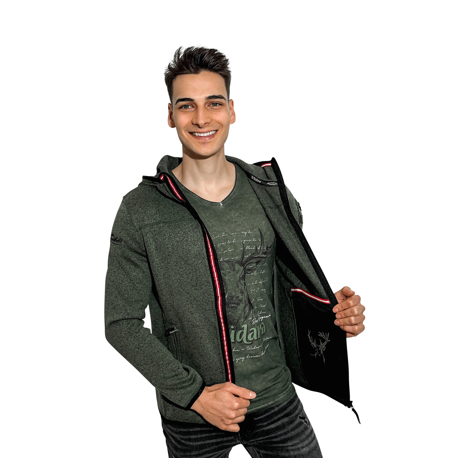 Tirol Kultjacke mit Kapuze - Das Original