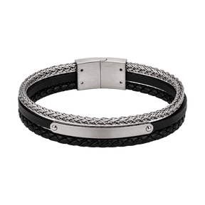 Edles Echtleder Edelstahl Armband Fuer Herren 2a184350 4983 4a3e 9ea0 9b7e433ef517