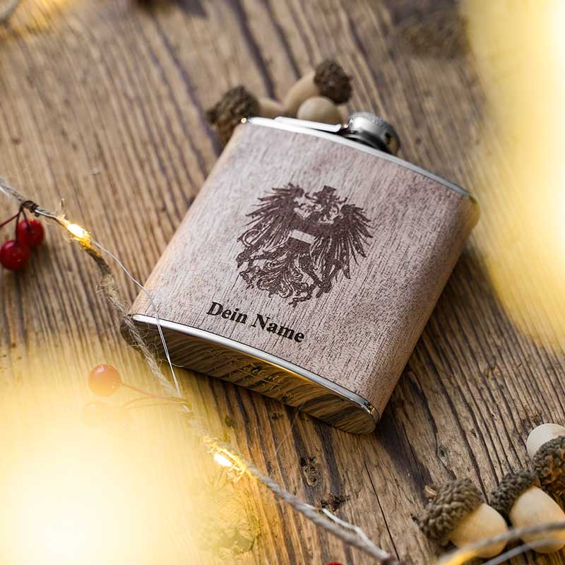 Flachmann Weihnachten Silvester Geschenk
