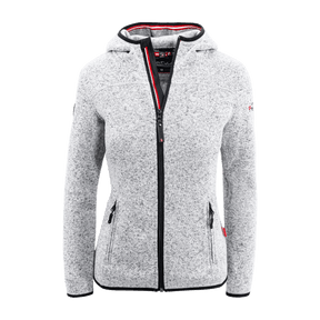Fleece Jacke für Damen hellgrau