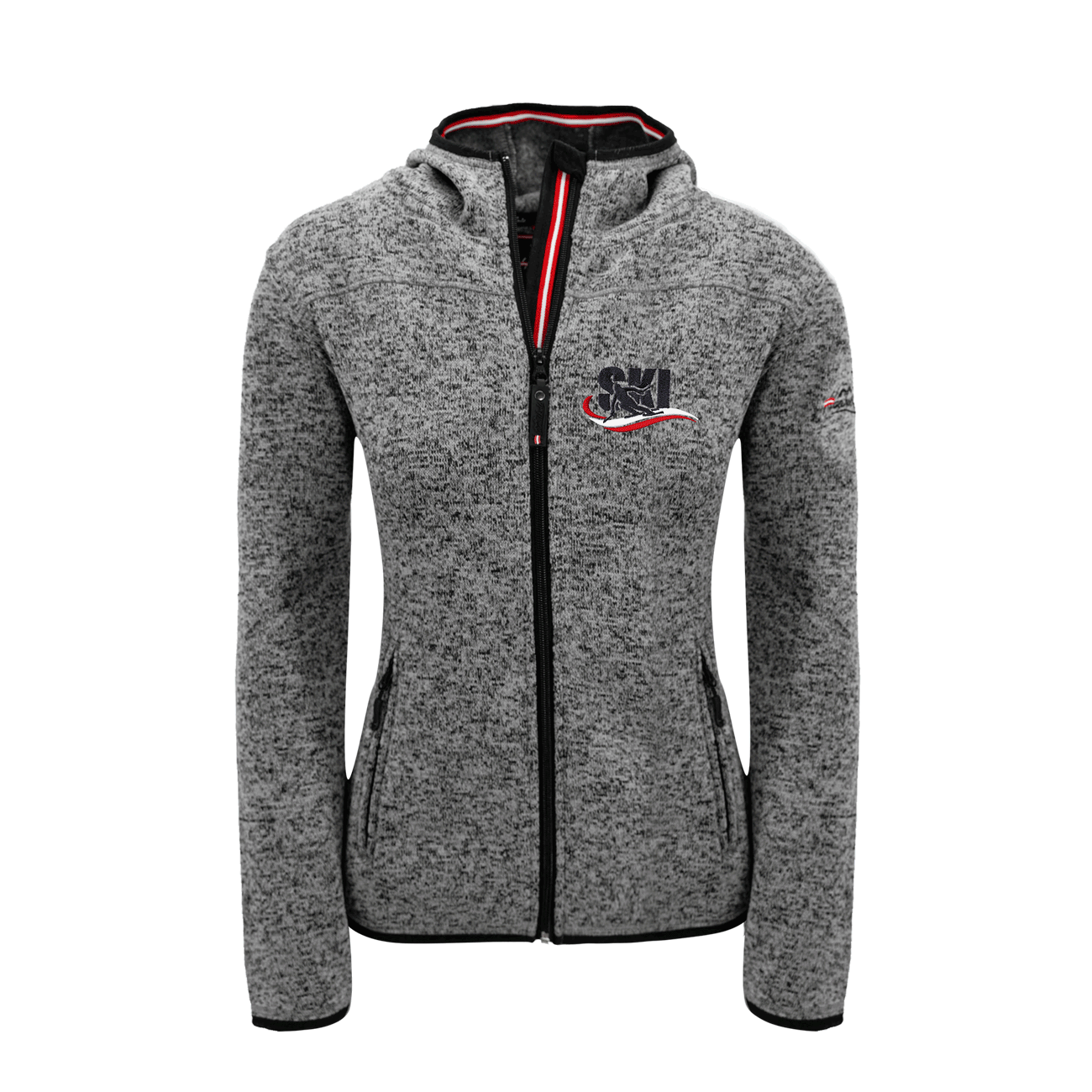 Kultjacke mit Kapuze - Ski Österreich Fahne