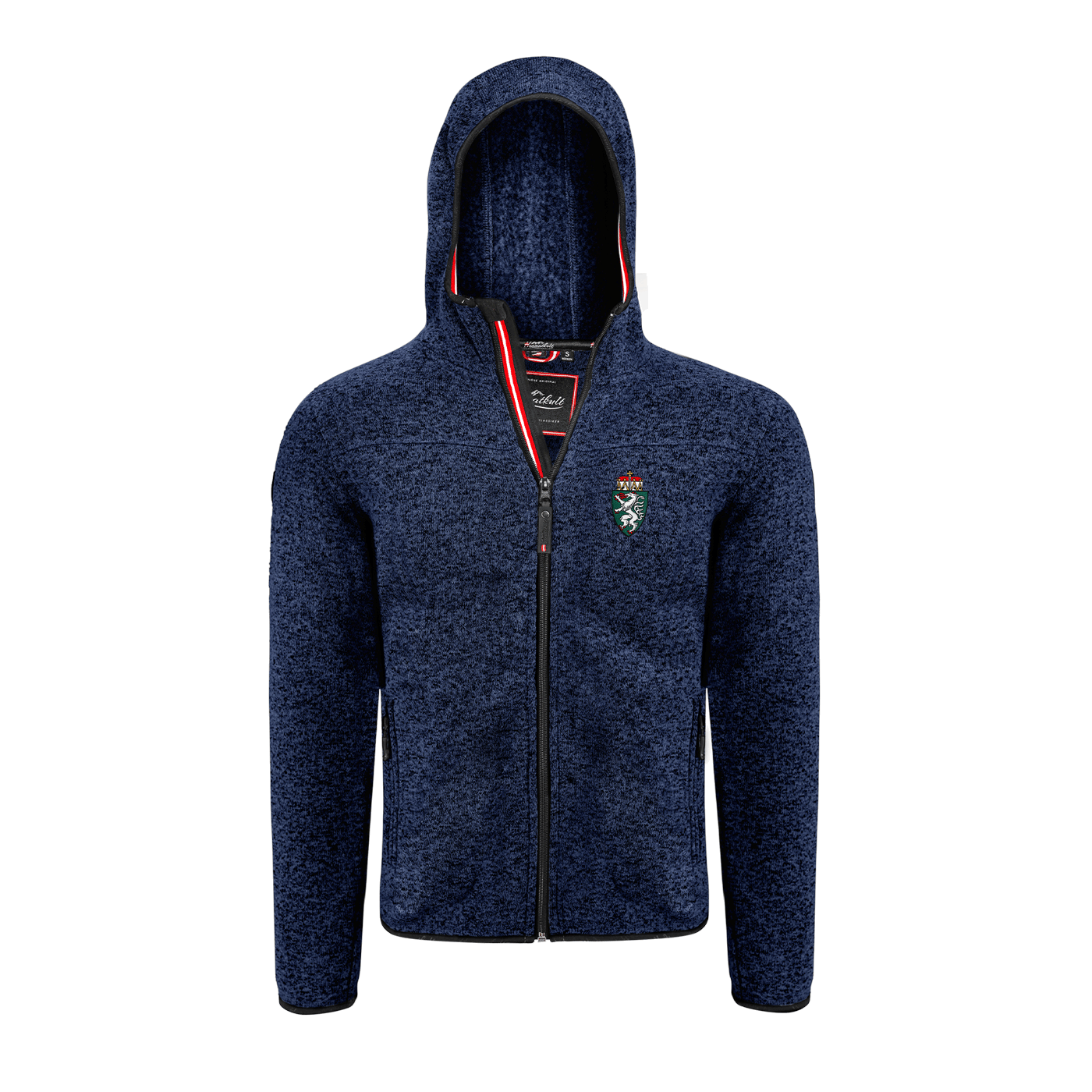 Steiermark Kultjacke mit Kapuze - Dunkelblau
