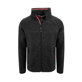 Fleece Jacke für Herren schwarz Hoamatkult