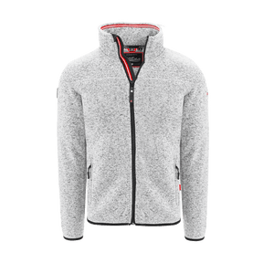Fleece Jacke Herren Hoamatkult grau