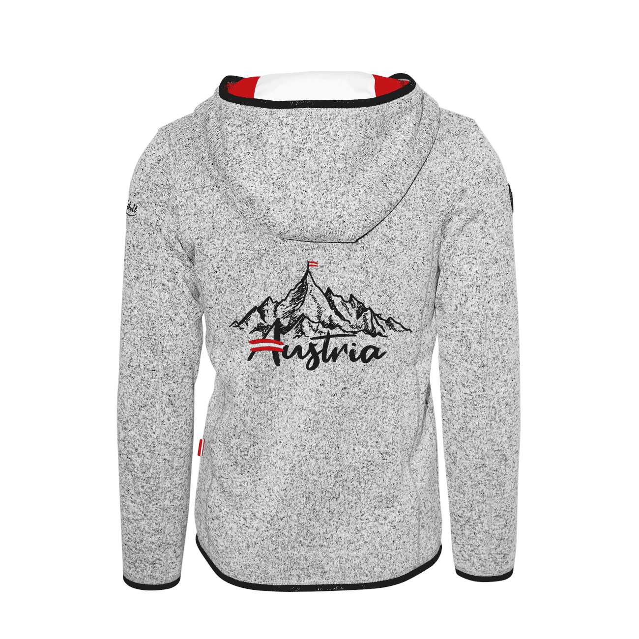 Fleece Kapuzenjacke Berg