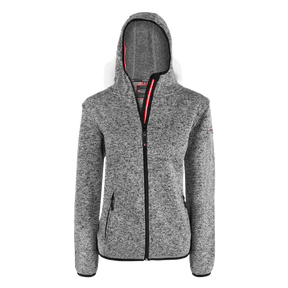 Fleece Weste dunkelgrau für Damen