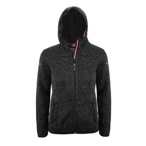 Fleece Weste für Damen schwarz