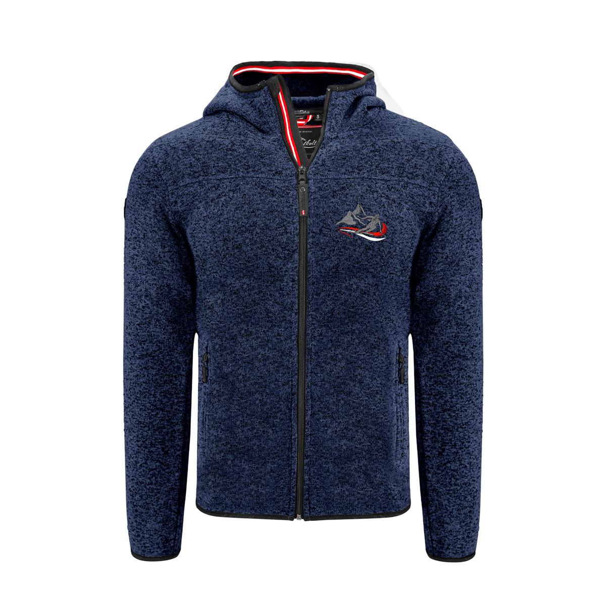 Kultjacke mit Kapuze - Berg/Skifahrer