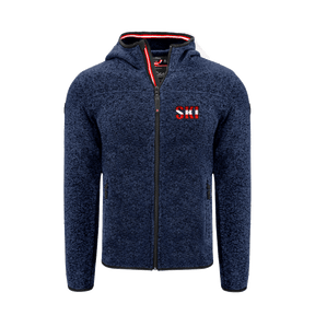 Kultjacke mit Kapuze - Ski rot-weiss-rot