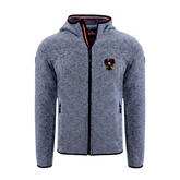 Fleece Weste mit Kapuze Herren Österreich Stick Granitblau #Farbe_Granit-Blau