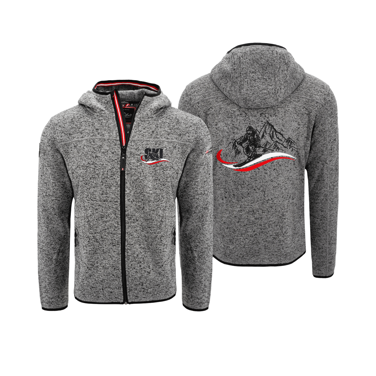 Fleece Weste zum Skifahren Herren dunkelgrau #Farbe_Dunkelgrau