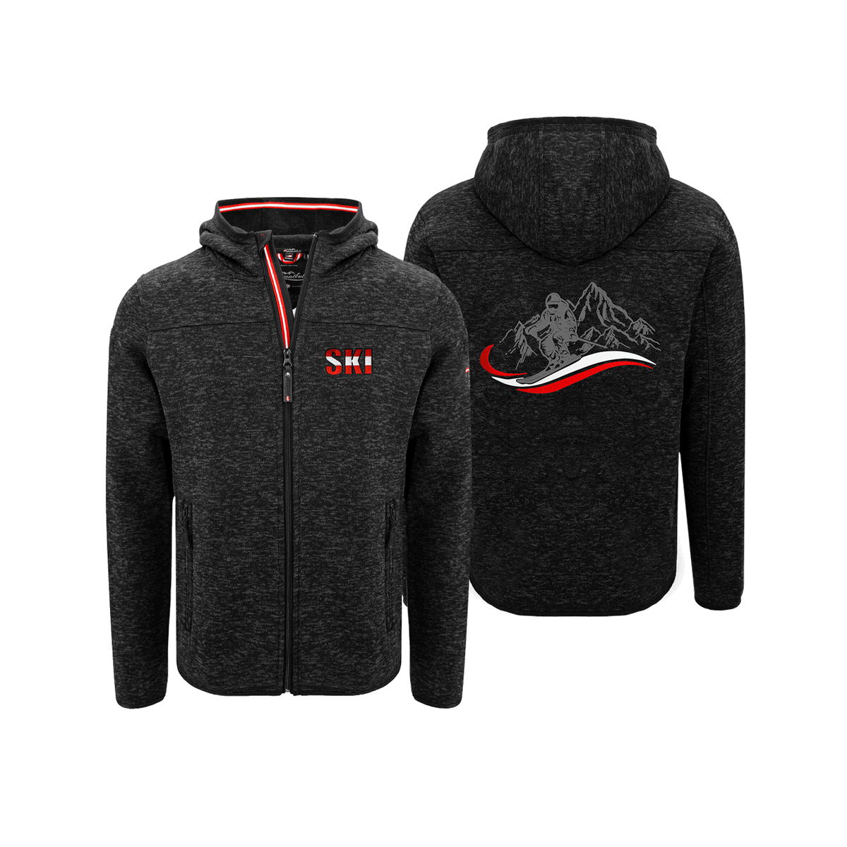 Fleece Weste zum Skifahren Herren schwarz #Farbe_Schwarz