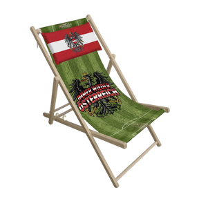 Österreich Fußball Liegestuhl - Grün