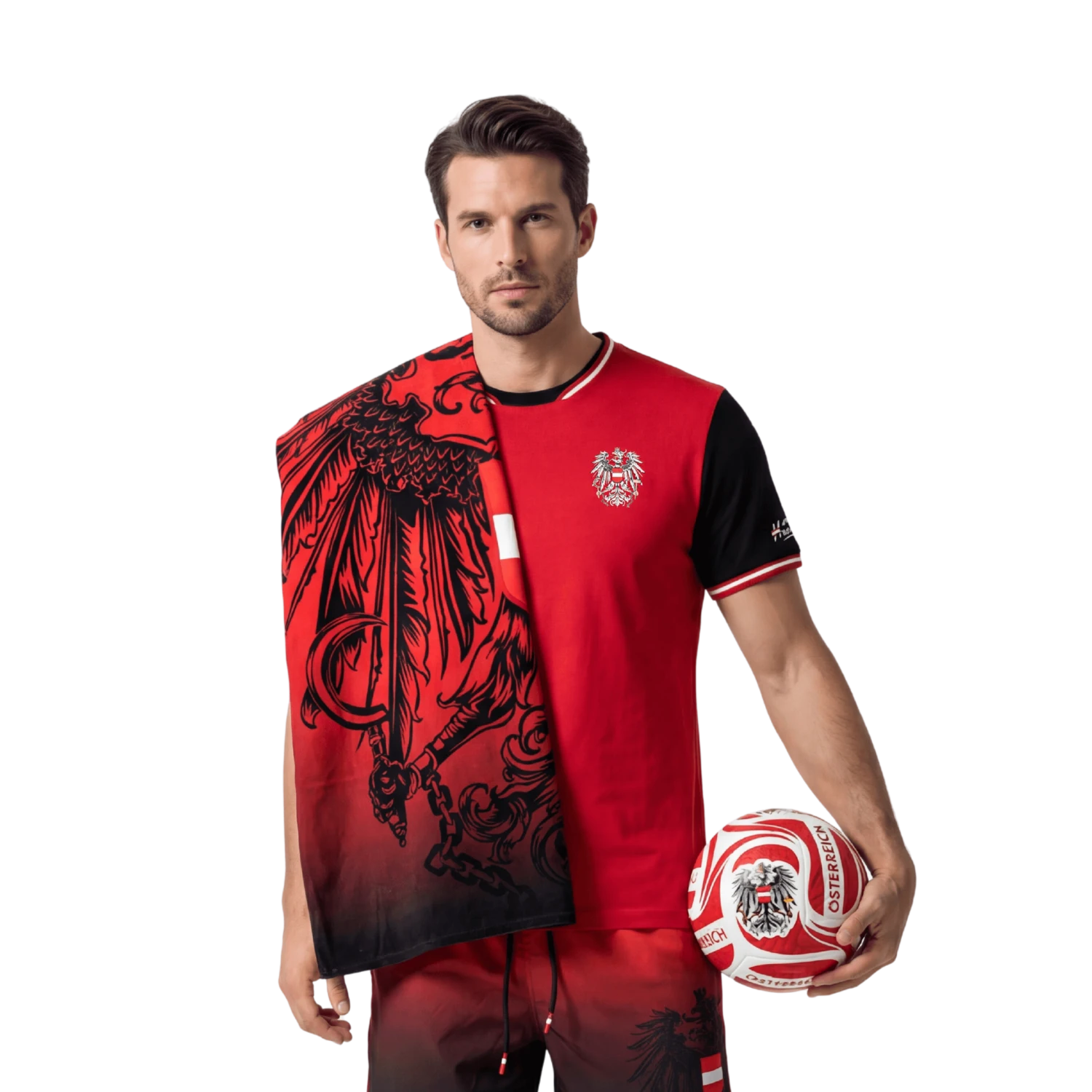 Frottee-Badetuch Österreich Adler - WM-Kollektion