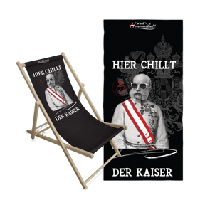Geschenkpaket Kaiser Liegestuhl Badetuch