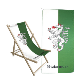 Geschenkpaket Liegestuhl Badetuch Steiermark