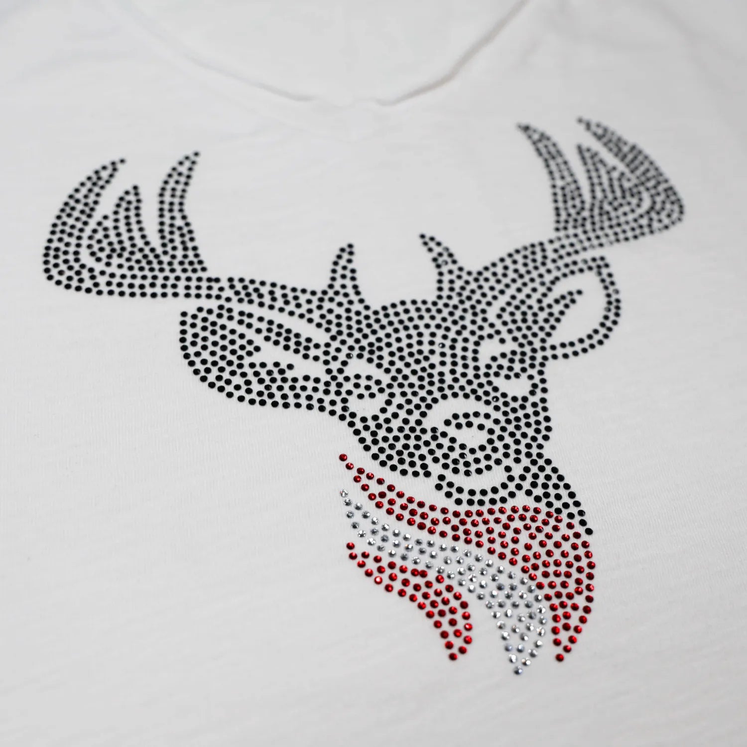 Hirsch Glitzer T-Shirt
