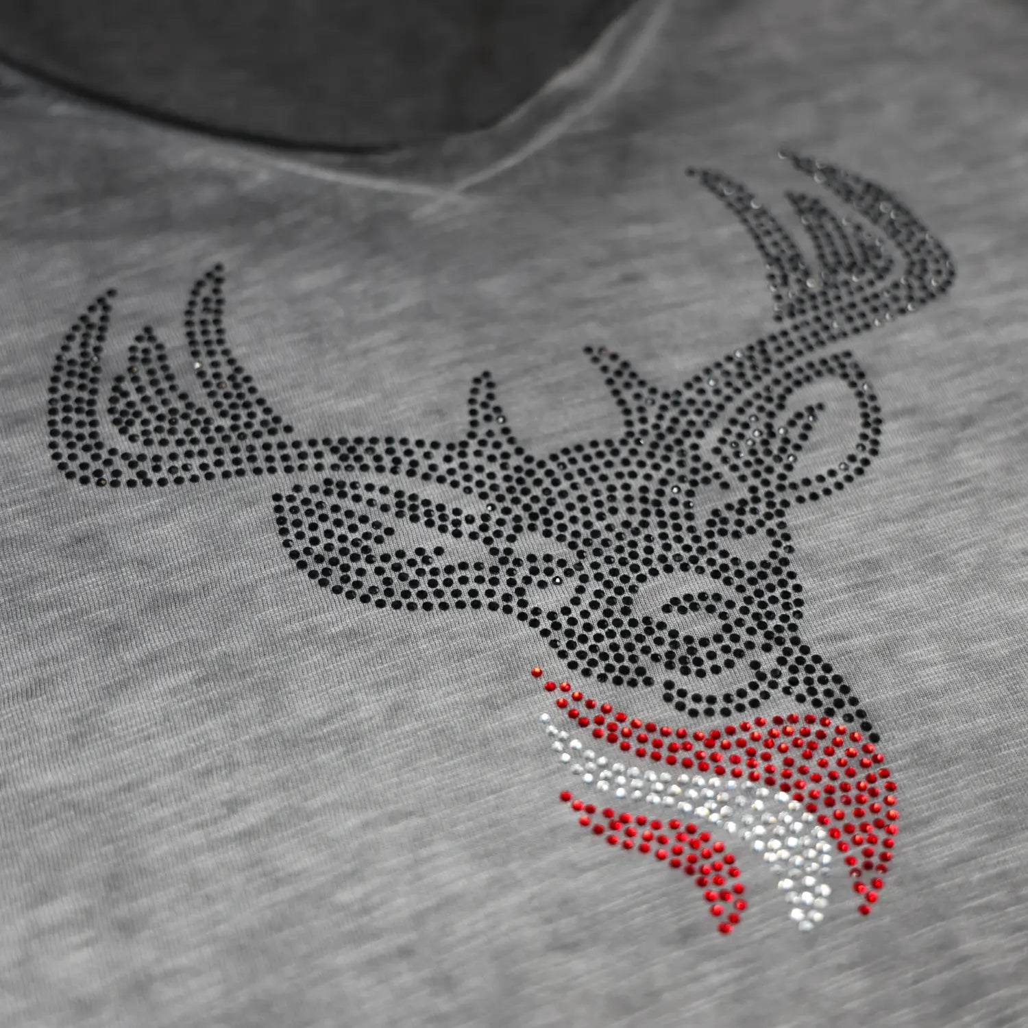 Hirsch Glitzer T-Shirt