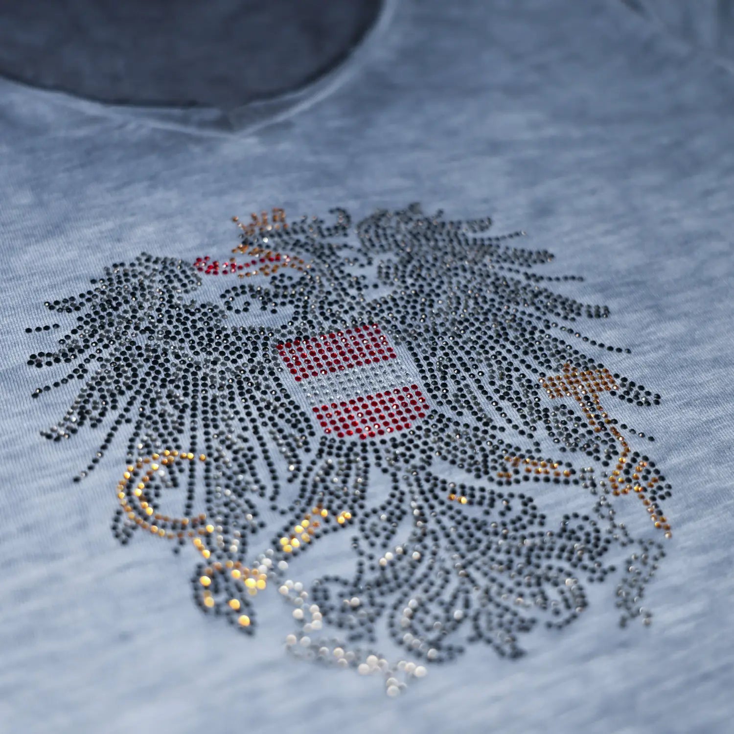 Österreich Adler Glitzer T-Shirt