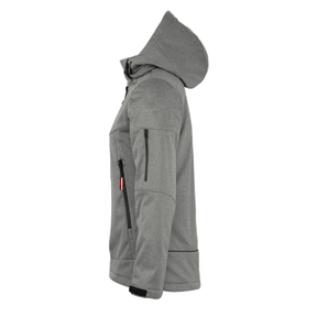 Graue Damen Skijacke seitlich 