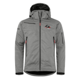 Graue Herren Winterjacke Ski Stickerei #Farbe_Grau