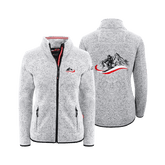 Graue Kultjacke ohne Kapuze Damen Ski Motiv #Farbe_Hellgrau