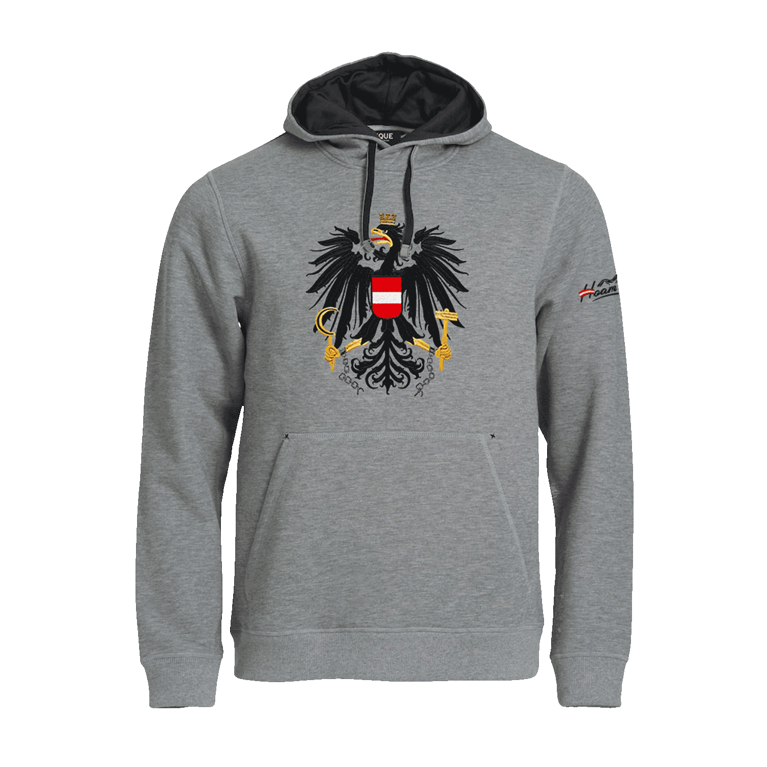 Österreich Adler Hoodie (Stick)