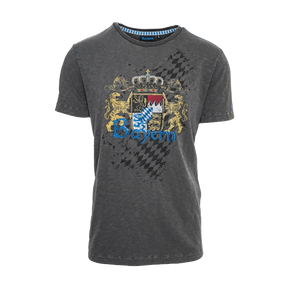 Graues Herren T-Shirt Bayern Motiv