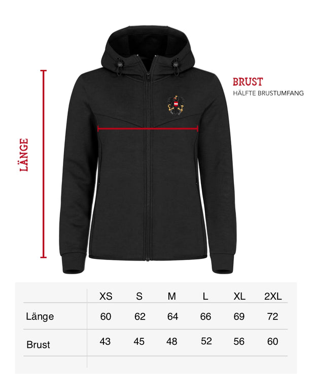 Österreich Adler Kapuzenjacke