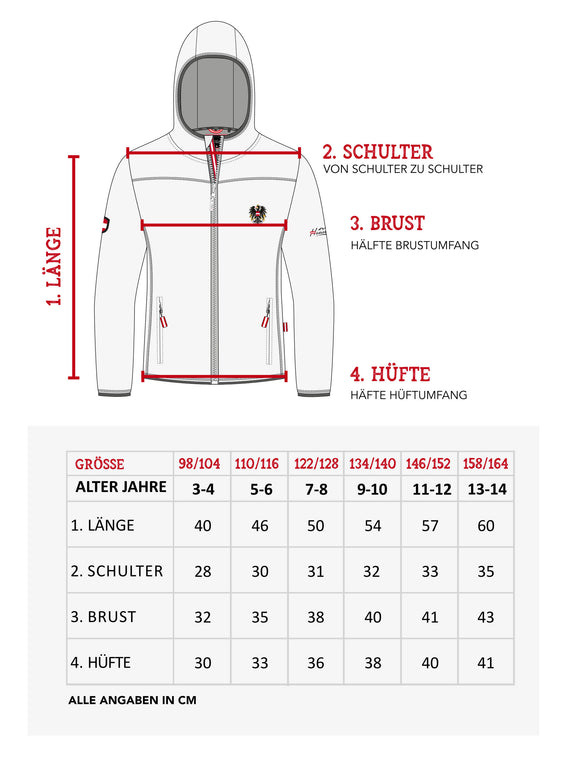Kinder Bergherz Kultjacke - Rosa