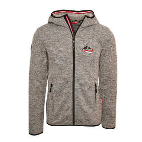 Berg Kultjacke mit Kapuze - Strickoptik