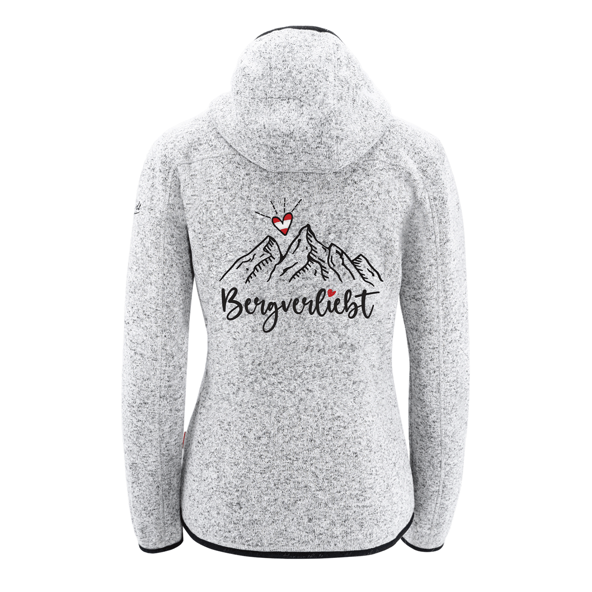 Hellgraue Bergverliebt Kultjacke für Damen