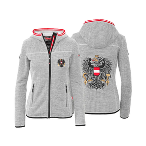 Österreich Kultjacke mit Kapuze - Dobby Fleece