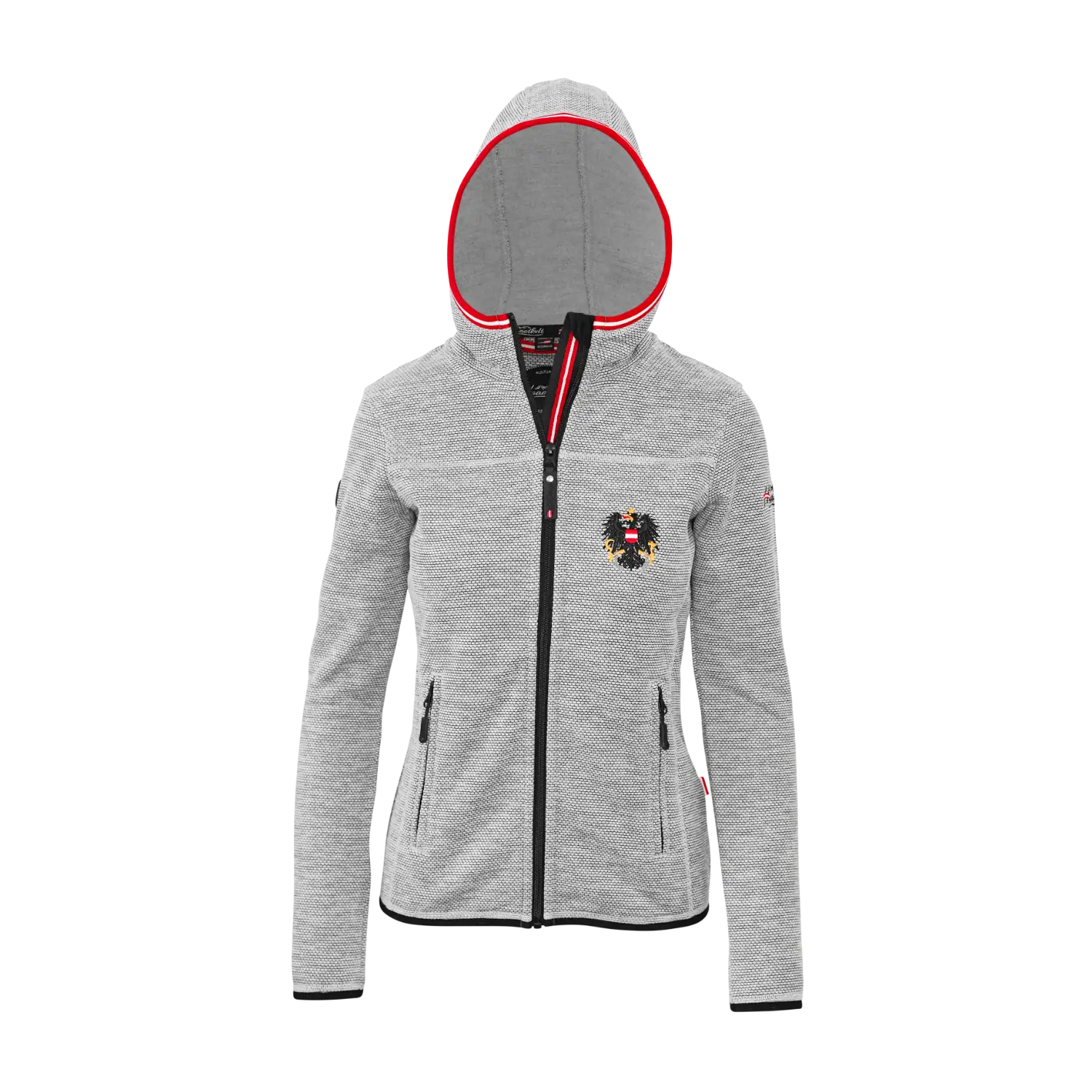 Österreich Kultjacke mit Kapuze - Dobby Fleece