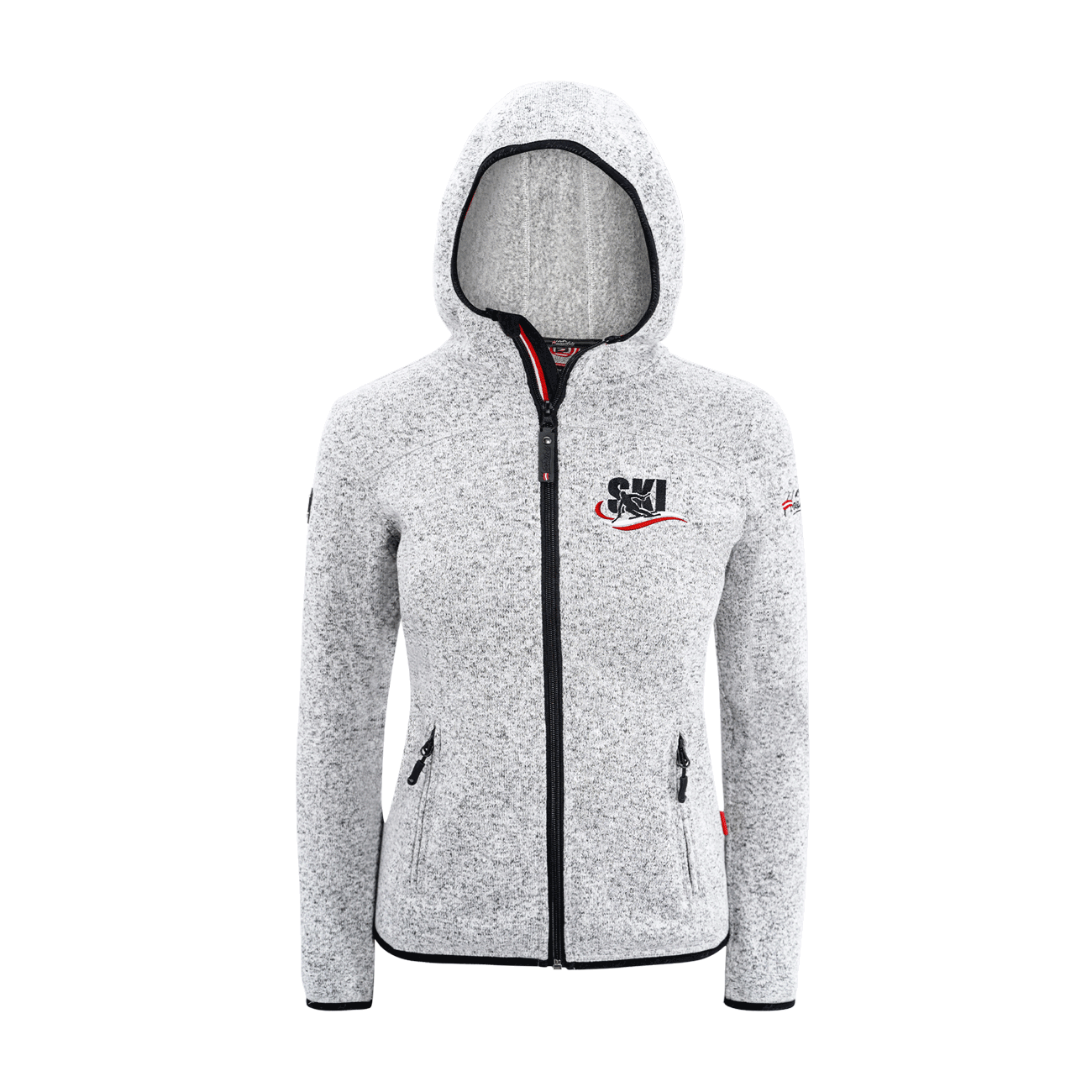 Kultjacke mit Kapuze - Ski Österreich Fahne