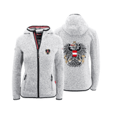 hellgraue Damen Kultjacke Österreich Adler #Farbe_Hellgrau