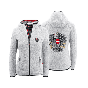 Hellgraue Damen Kultjacke Österreich Adler #Farbe_Hellgrau