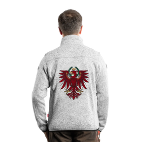 Tirol Kultjacke ohne Kapuze - Hellgrau
