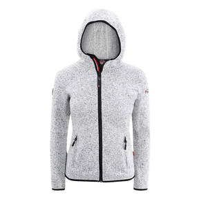 Hellgraue Fleece Weste für Damen Hoamatkult