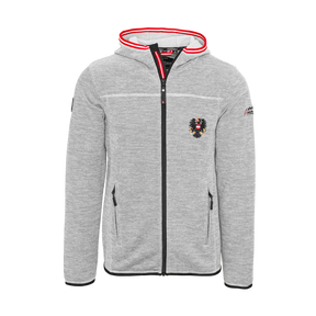 Österreich Adler Kultjacke mit Kapuze - Dobby Fleece