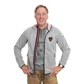 Österreich Adler Kultjacke mit Kapuze - Dobby Fleece