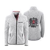 Hellgraue Kultjacke ohne Kapuze Austrian Girl