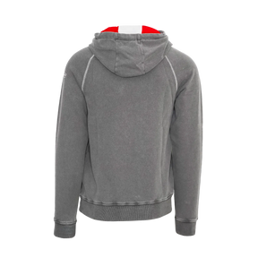 Österreich Adler Vintage Hoodie - Hellgrau