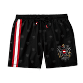 Herren Badehose schwarz Österreich Adler